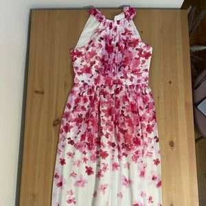 Eliza J Floral Maxi Dress Size 0P (Petite)
